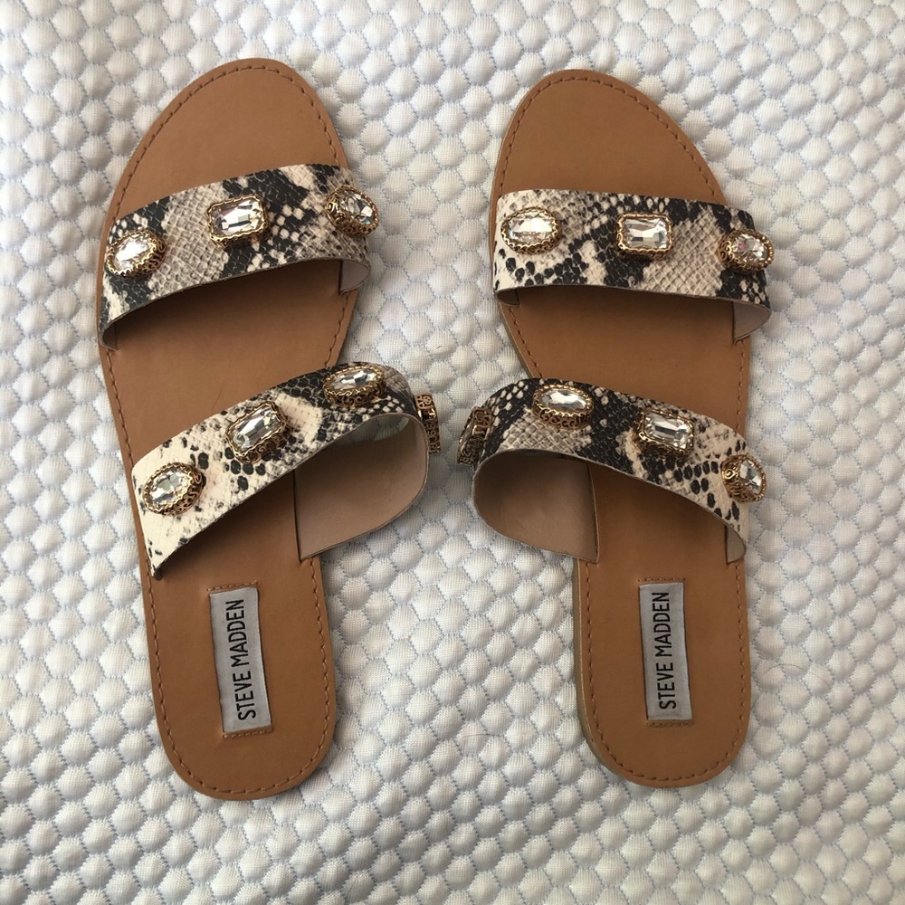 Steve Madden gem slides